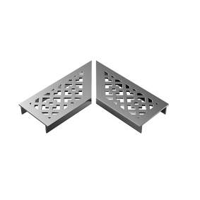 Ultra Drain Silverline Disegno Rooster L-hoek