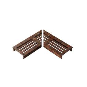 Ultra Drain Cortenline Straight Rooster L-hoek