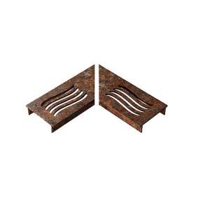 Ultra Drain Cortenline Wave Rooster L-hoek