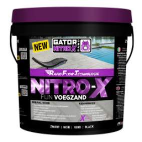 klik voor meer informatie over Alliance Gator Nitro X fijn voegmortel zwart emmer 12,5 kg Alliance Gator Nitro X fijn voegmortel zwart emmer 12,5 kg
