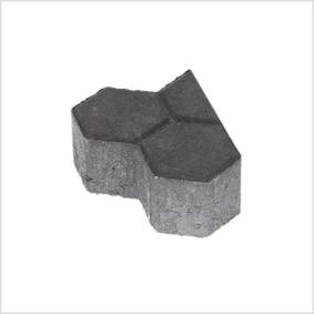 klik voor meer informatie over T-3 steen 10cm passtuk groot KOMO zwart T-3 steen 10cm passtuk groot KOMO zwart