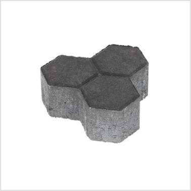 T-3 steen 8cm KOMO zwart