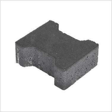 H-profielsteen 8cm KOMO zwart