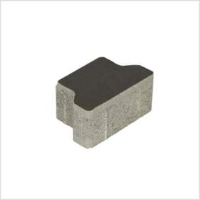 klik voor meer informatie over H-profielsteen 8cm half KOMO zwart H-profielsteen 8cm half KOMO zwart