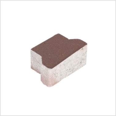 H-profielsteen 8cm half KOMO heidepaars