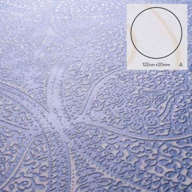 Keramische staptegel Doily Blu Notte 122x2cm Model A rond