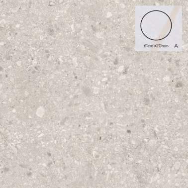 Keramische staptegel Stone C 61x2cm Model A rond