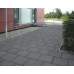 Betontegel 50x50x5cm antraciet met facet