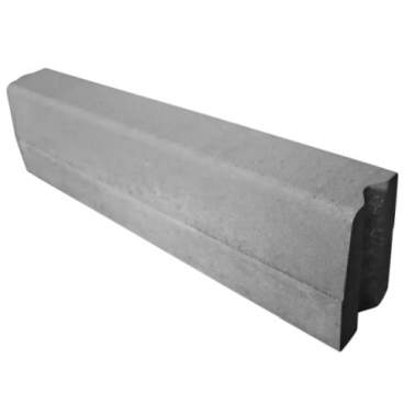 Trottoirband 13/15x25x100cm grijs KOMO