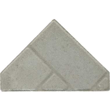 Ecotop Base Bisschopsmuts 29,5x5x19,5x8cm normaal facet grijs met schijnvoeg bss KOMO PL2