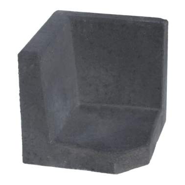 Hoek L-element 50x40x40cm Antraciet Tuinvisie