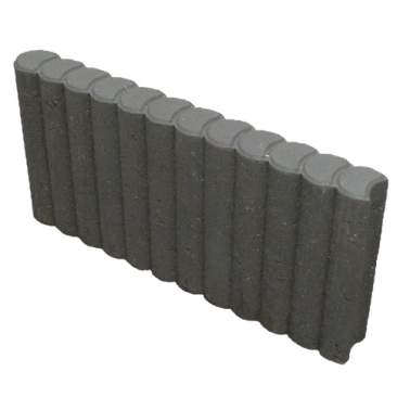 Rondoband Tuinvisie Ø8x50x50 cm Antraciet