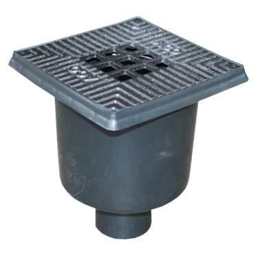 ACO Vloerput met Gietijzeren Rand + Rooster Tuinvisie