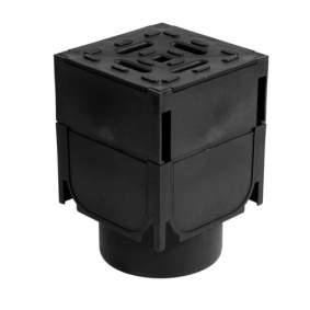 ACO Slotline Zwart Hoekelement Tuinvisie