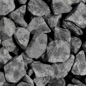 Basalt Brokjes zwart 56-75mm mini bag 500 kg Tuinvisie