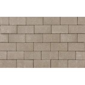 Basicstone Betonklinker 21x10,5x8cm normaal facet elleboogverband grijs KOMO
