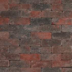 Tambour 21x7x7cm rood/zwart