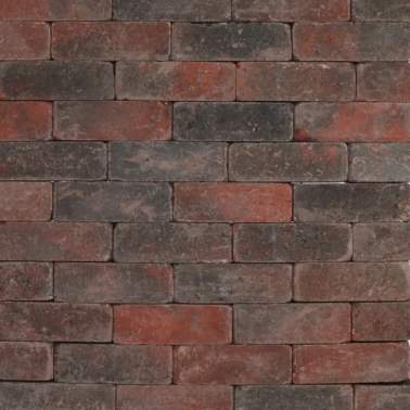 Tambour 21x7x7cm rood/zwart