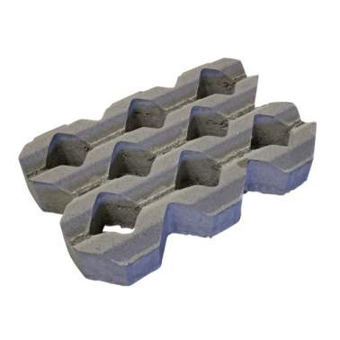Grasbetontegel type A 40x60x10cm BK25 vierkante gaten