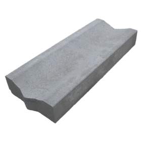 Molgootelement 40x12,5x100cm holling is 26/4 cm grijs