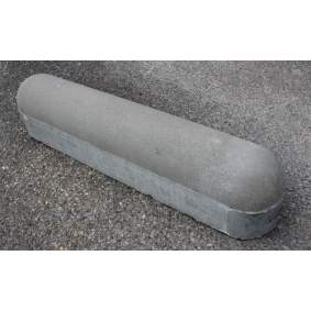 Parkeerstootband 20x20x100cm dubbelzijdig grijs