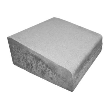 Inritband 50x45x12/20cm tussenstuk zonder verb. grijs