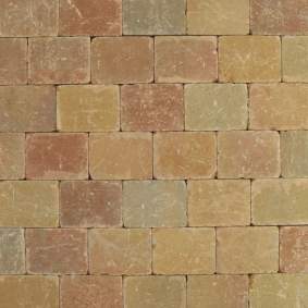 Metro Trommelsteen 15x20x6cm terrageel