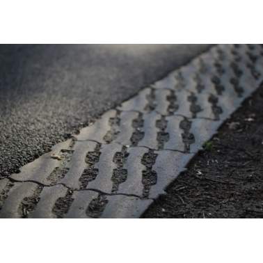 Grasbetontegel type M 40x40x12cm (meander) rondom hol-dol verbinding K85910  BK25