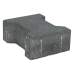 Ecotop Base H-verbandsteen 20x16,4/11,7x8cm normaal facet antraciet KOMO PL2