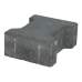 Ecotop Base H-verbandsteen 20x16,4/11,7x8cm normaal facet antraciet KOMO PL2