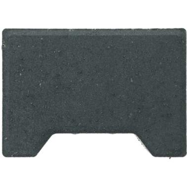 Ecotop Base Randsteen 20x13,4/11,5x8cm normaal facet antraciet KOMO PL2