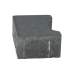 Ecotop Base Randsteen 20x13,4/11,5x8cm normaal facet antraciet KOMO PL2