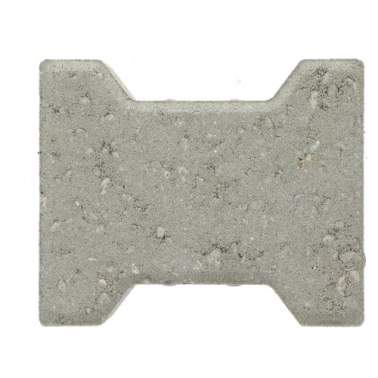Basicstone H-verbandsteen 20x16,4/11,7x8cm normaal facet grijs 1000 KOMO PL1