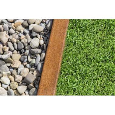 Randbescherming Tuinvisie Cortenstaal Special 200x6x20 t.b.v. opsluitband