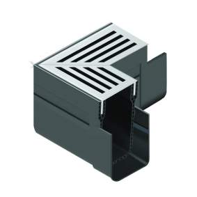 ACO Slim-Line Aluminium Hoekelement 90 graden Tuinvisie