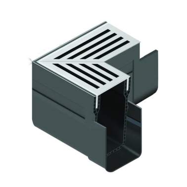 ACO Slim-Line Aluminium Hoekelement 90 graden Tuinvisie