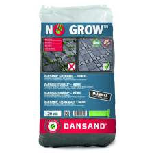 Dansand No Grow Stone Dust Onkruidwerend Voegzand Dark 20kg Tuinvisie