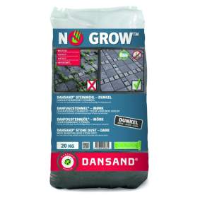 Dansand No Grow Stone Dust Onkruidwerend Voegzand Dark 20kg Tuinvisie
