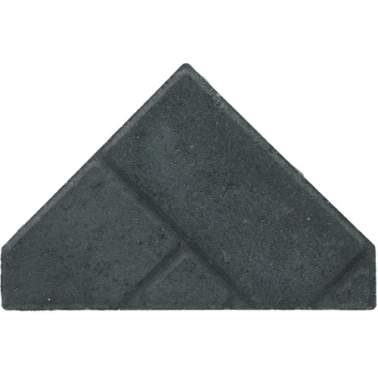 Ecotop Premium Bisschopsmuts 29,5x5x19,5x8cm normaal facet antraciet BSS KOMO PL1