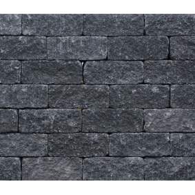 Wallblock Tumble 12x12x30cm Antraciet