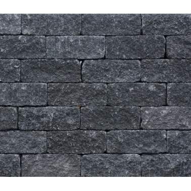 Wallblock Tumble 12x12x30cm Antraciet
