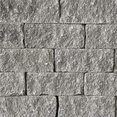 Wallblock Split 12x15x60cm Grijs