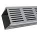 Star Drain Mini 65/60 Lijngoot - Grijs (Aluminium) 100cm Tuinvisie