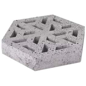 Schellevis Oudhollands Eco-Tegel 37,5x37,5x7cm Grijs