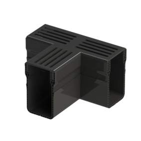 Star Drain 65/100 T-stuk - Zwart (Aluminium) Tuinvisie