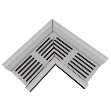 Top Stone 100/100 Hoekstuk - Grijs (Aluminium) Tuinvisie