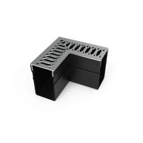 Star Drain 65/100 Hoekstuk - Viking-Line (RVS-Inox) Tuinvisie