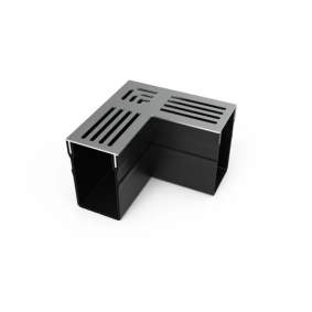 Star Drain 65/100 Hoekstuk - Type 1 (RVS-Inox) Tuinvisie