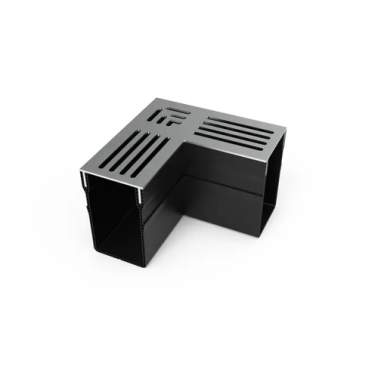 Star Drain 65/100 Hoekstuk - Type 1 (RVS-Inox) Tuinvisie