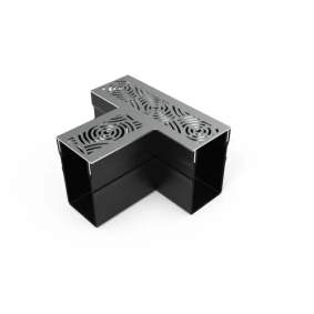 klik voor meer informatie over Star Drain 65/100 T-stuk - Falcon-Line (RVS-Inox) Tuinvisie Star Drain 65/100 T-stuk - Falcon-Line (RVS-Inox) Tuinvisie